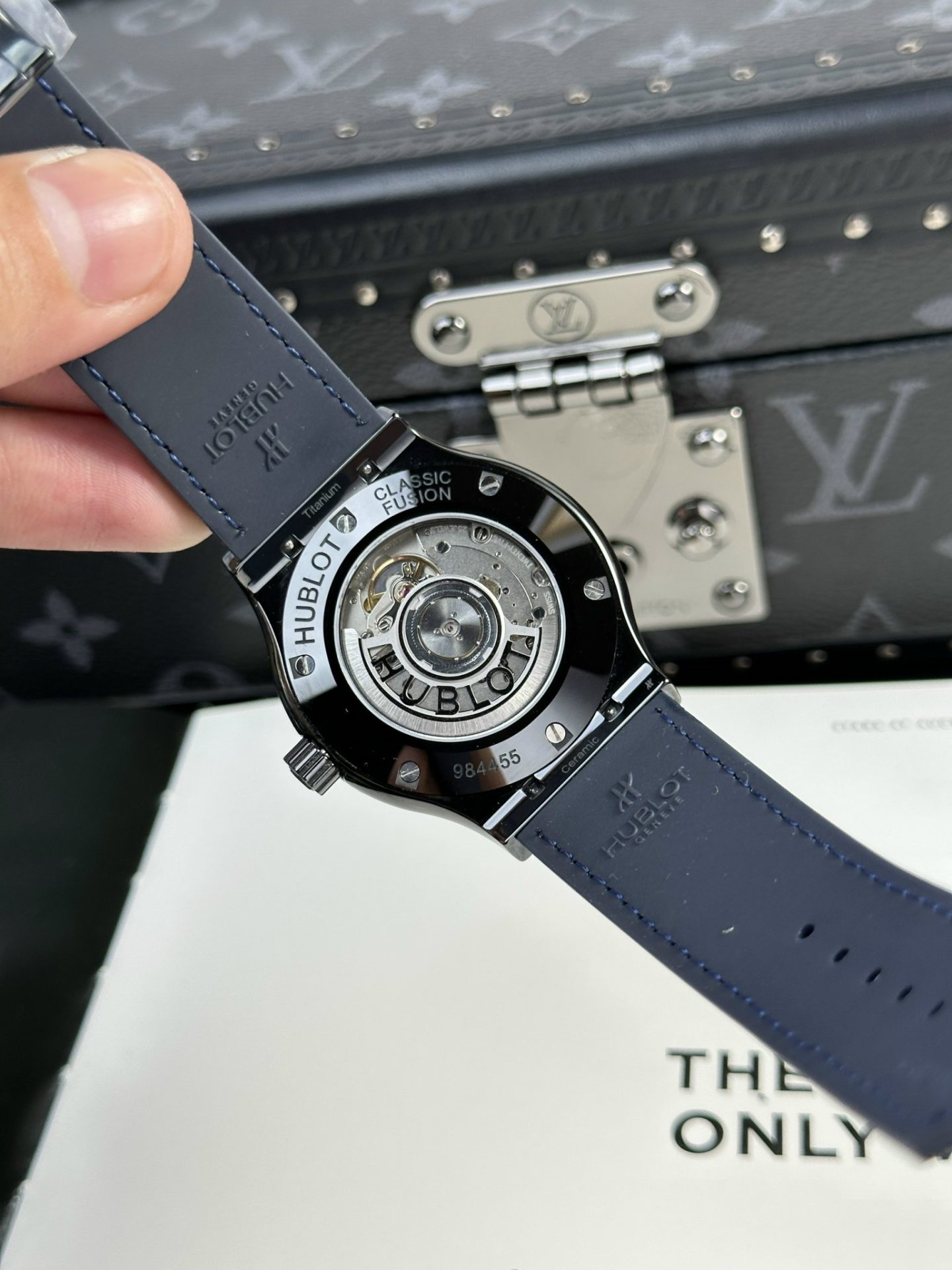 Hublot Classic Fusion Replica Watch Ceramic Refined Blue Dial 42mm - Top club