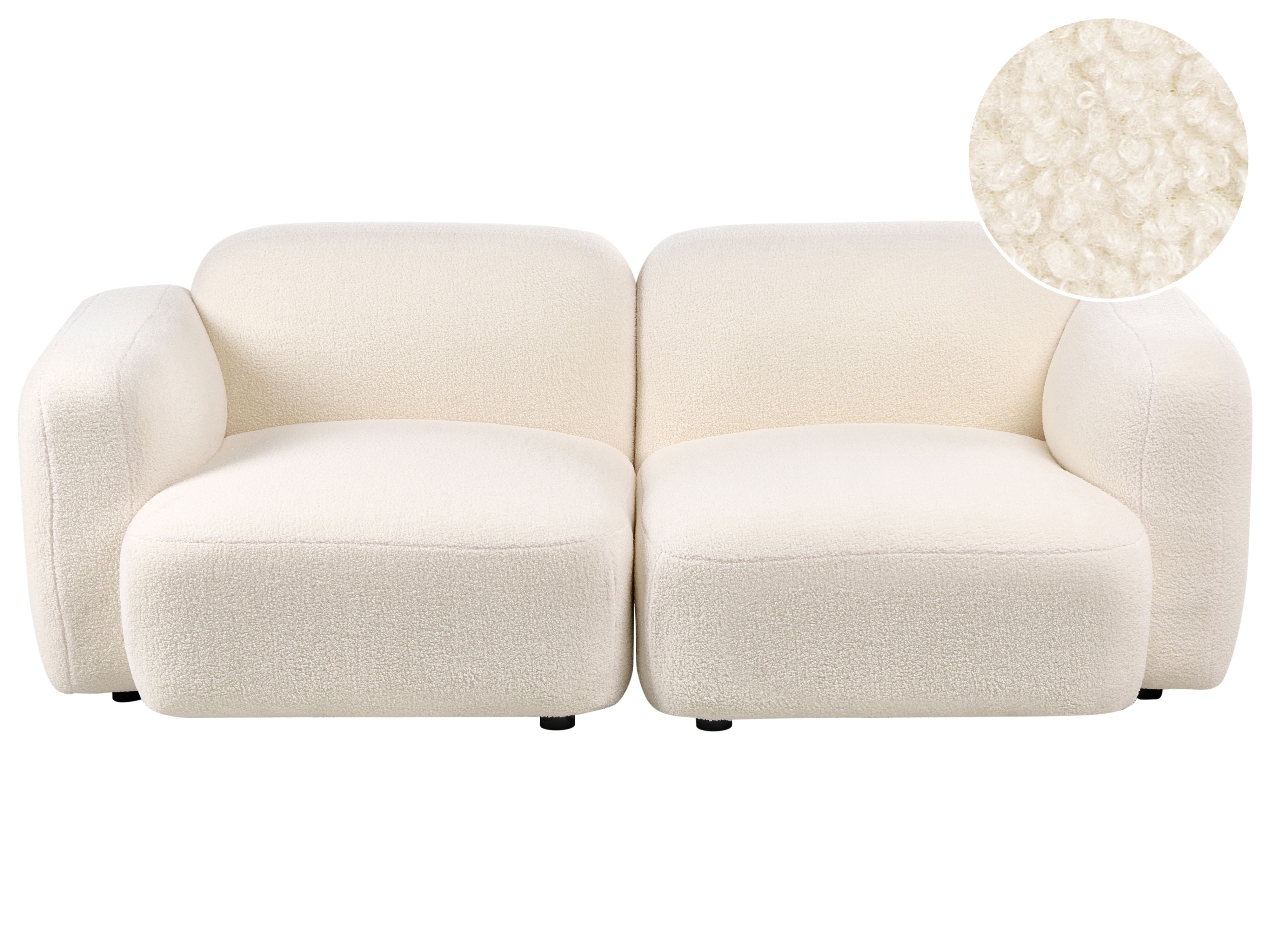 Sofa 3 Seater AFOSS Boucle Off-White