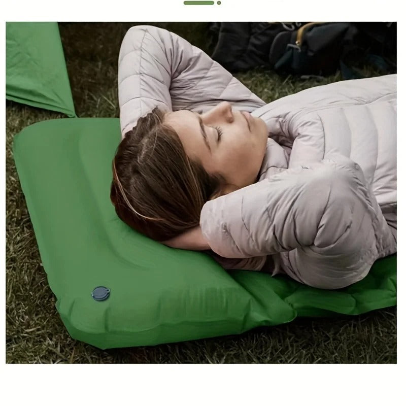 Opblaasbaar Kampeermatras met Ingebouwde Voetpomp – Lichtgewicht, Waterdicht en Duurzaam voor Ultiem Comfort