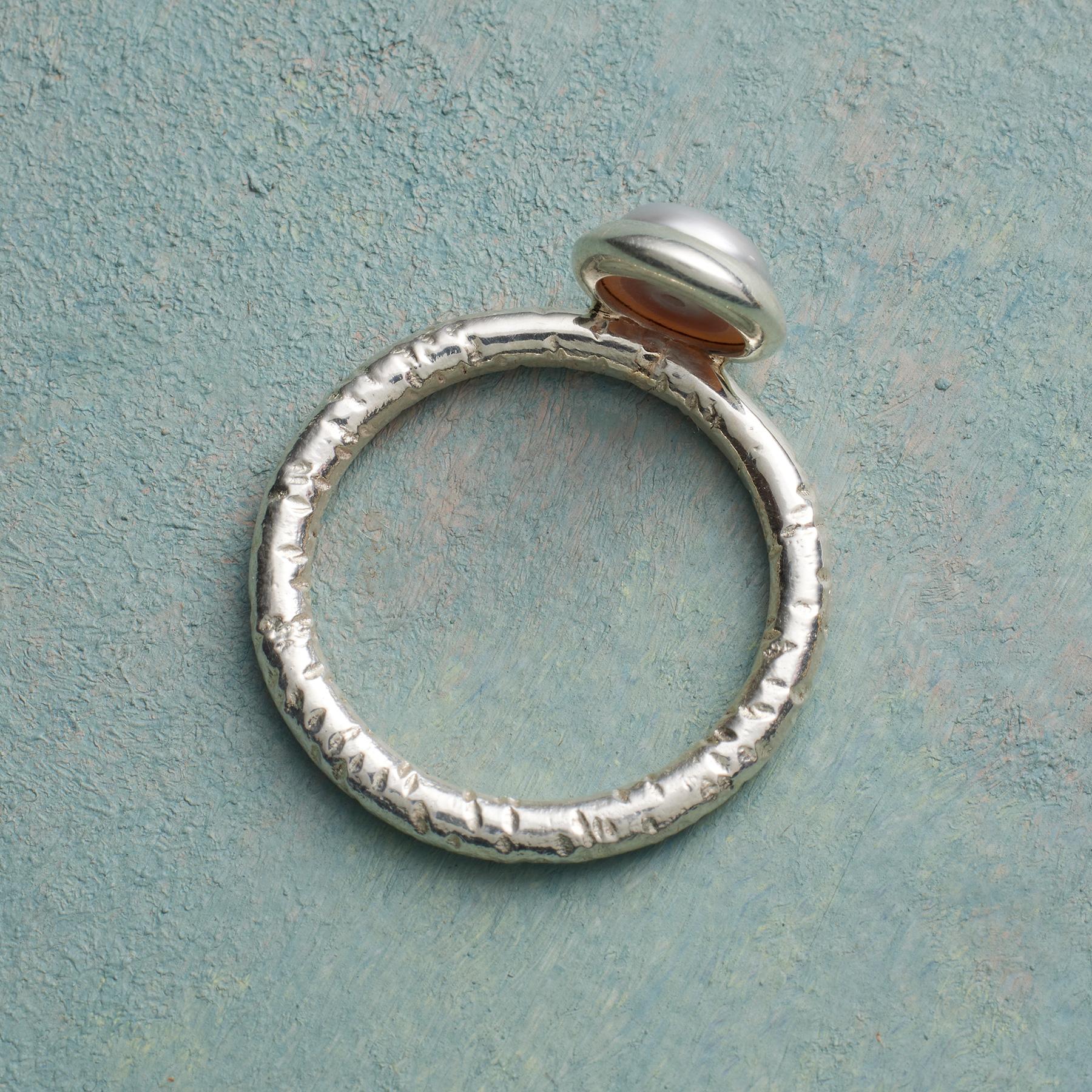 Silver Pearl Ring - Sundance Clothing