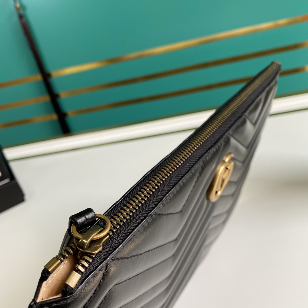 Replica Gucci Marmont Leather Pouch1:1High-quality replica