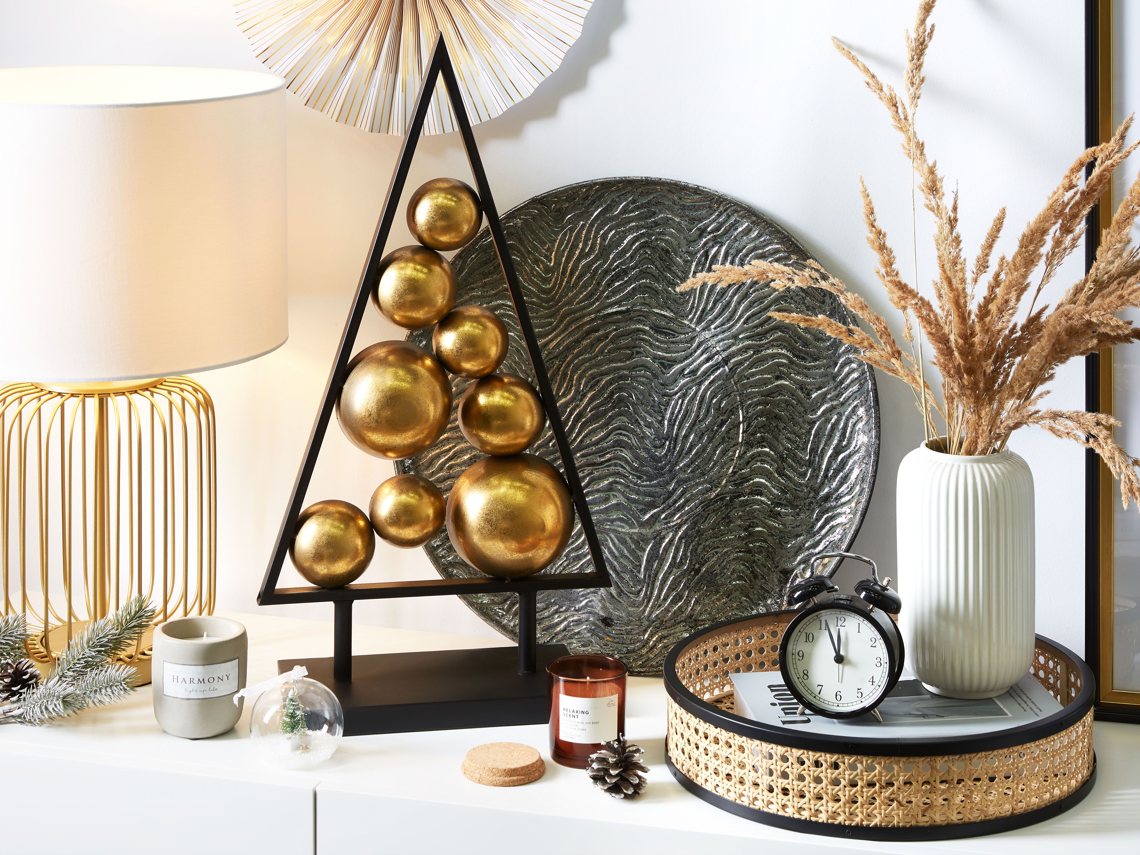 Christmas Decoration RANUA Christmas Tree 65 cm Gold