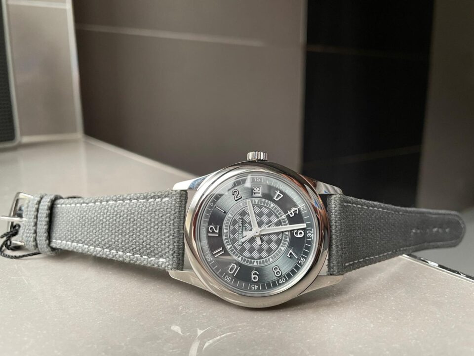 Replica PATEK PHILIPPE Calatrava 6007A-001 SS ZF 1:1 Best Edition Grey Dial on Grey Leather Strap A324CS - Top club