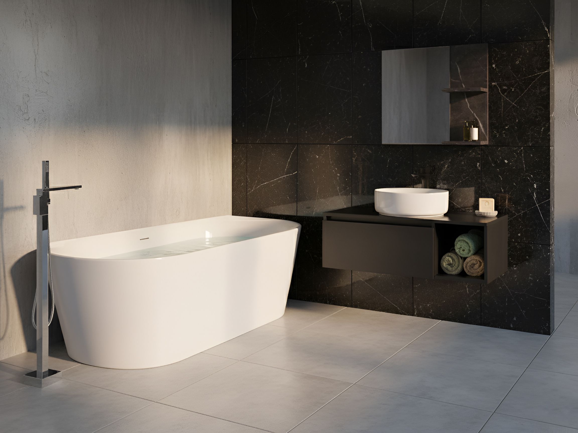 Bathtub RENACA 1700 x 790 mm White