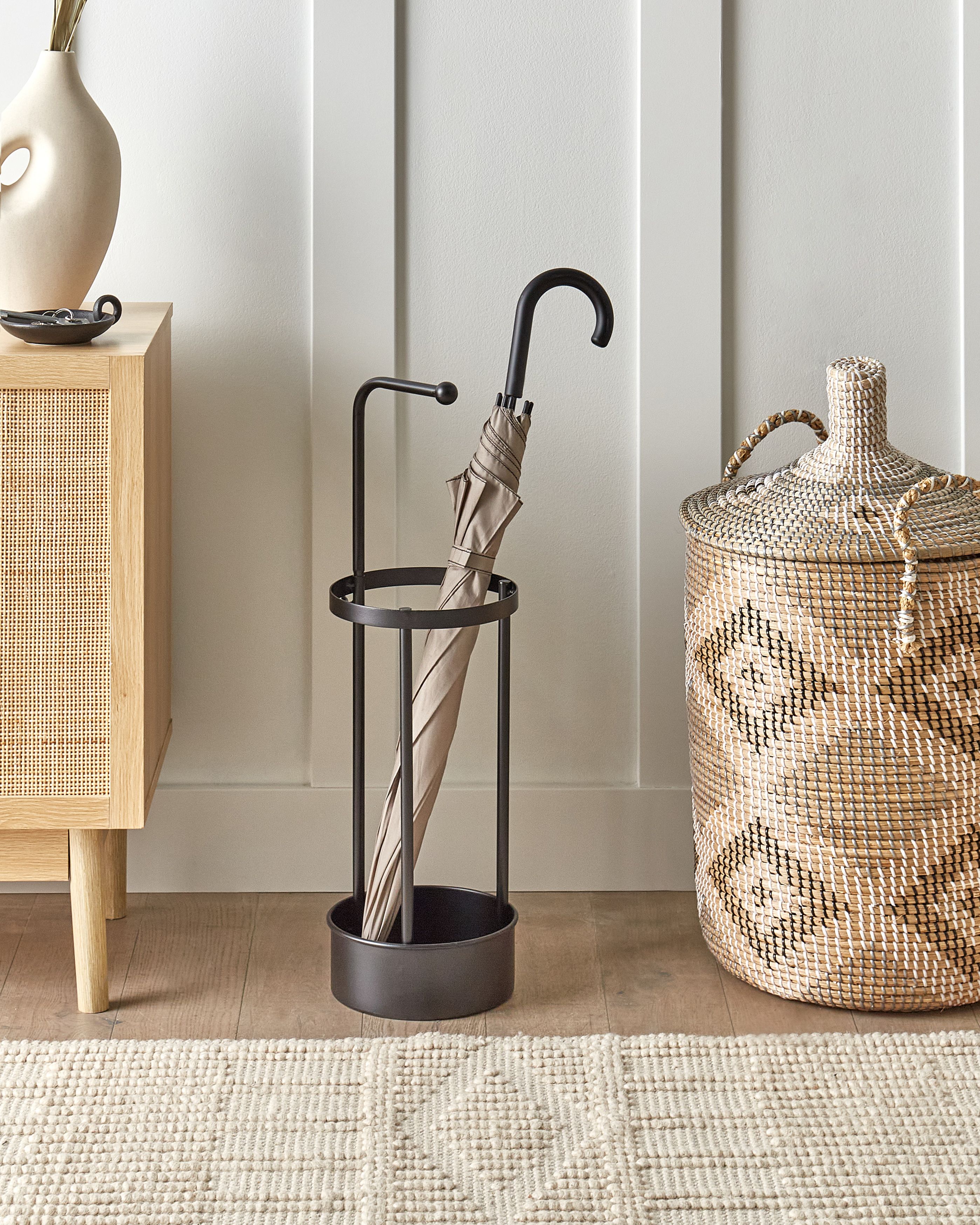 Umbrella Stand MONNAIE Metal Black