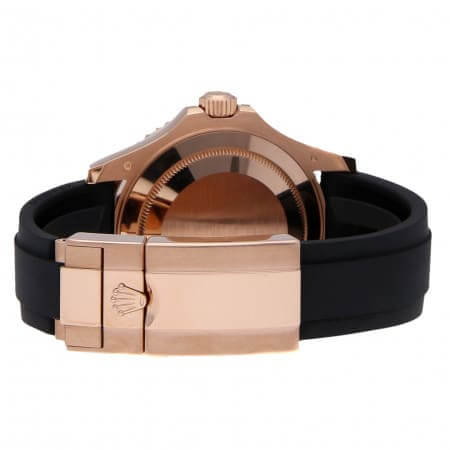 Rolex Yacht-Master 40 116655 SATS Rose Gold Automatic Rubber Black Dial Replica - Top club