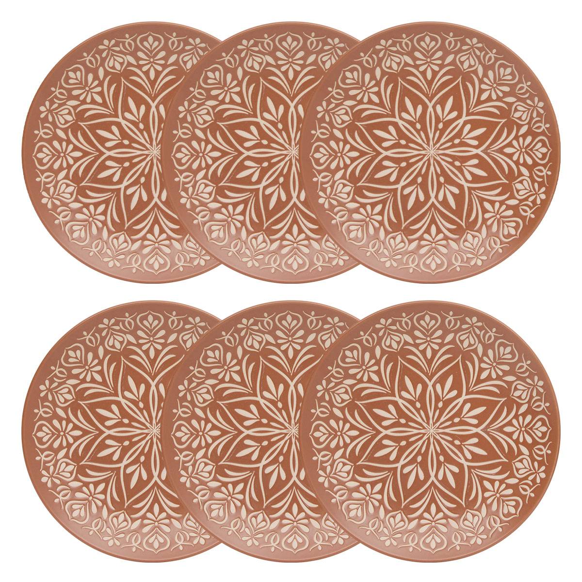 Dessert plate "Ines" stoneware (ceramic), D.20.5 cm