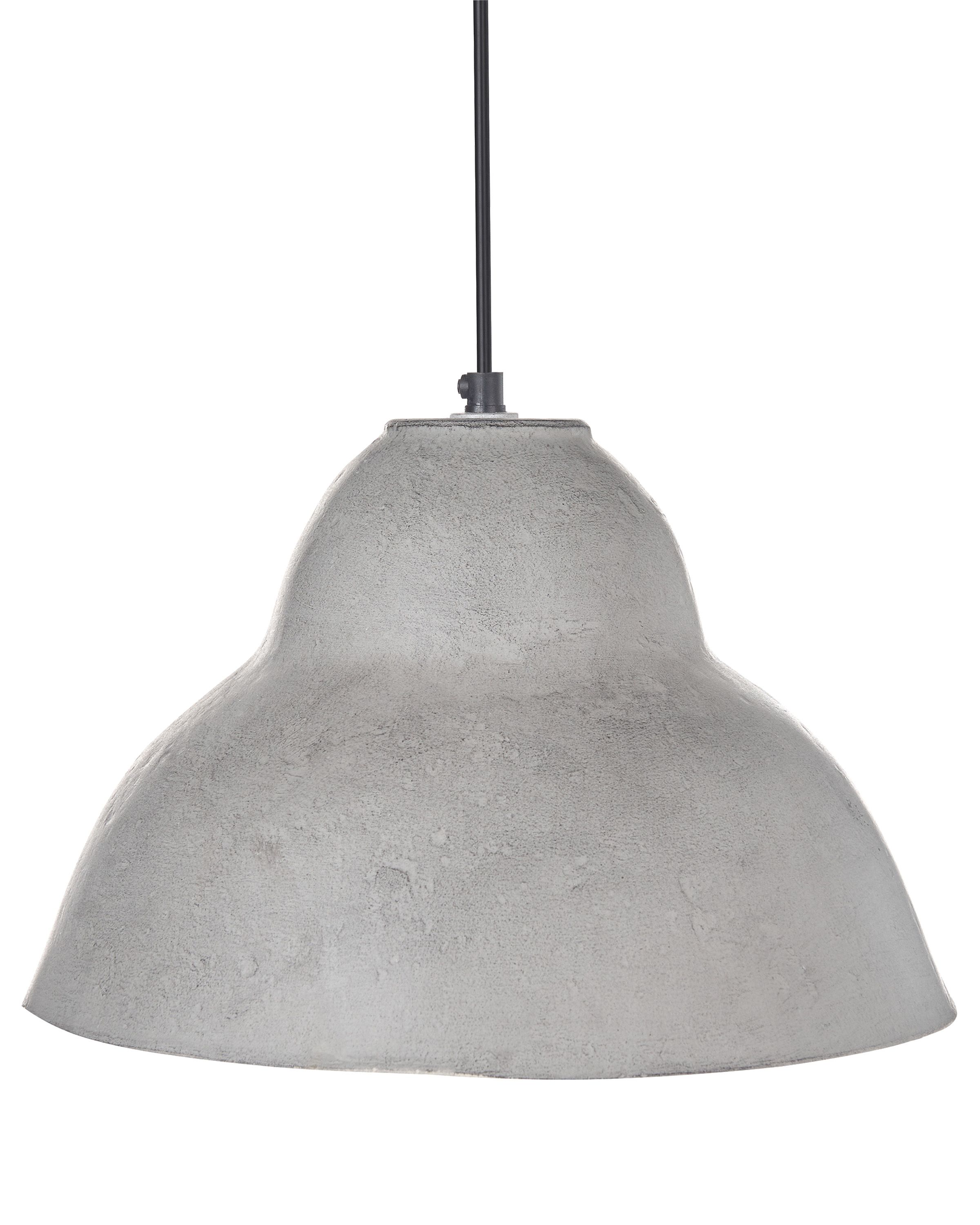 Pendant Lamp KABALEBO Papier-Mâché Grey