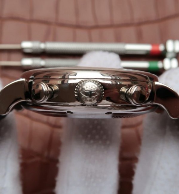 Replica IWC Portofino Chrono IW391001 White Dial Leather Strap - Top club