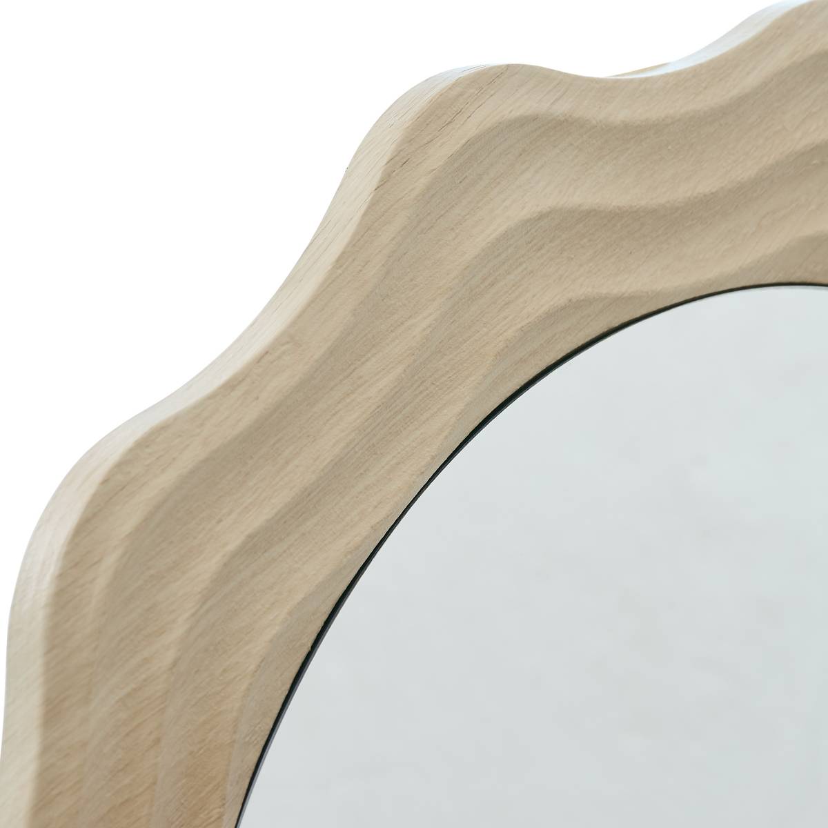 Mirror "Charlie" Beige, D.55 cm