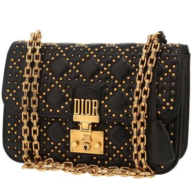 Dior Dioraddict shoulder bag in burgundy monogram canvas Oblique1:1High-quality replica