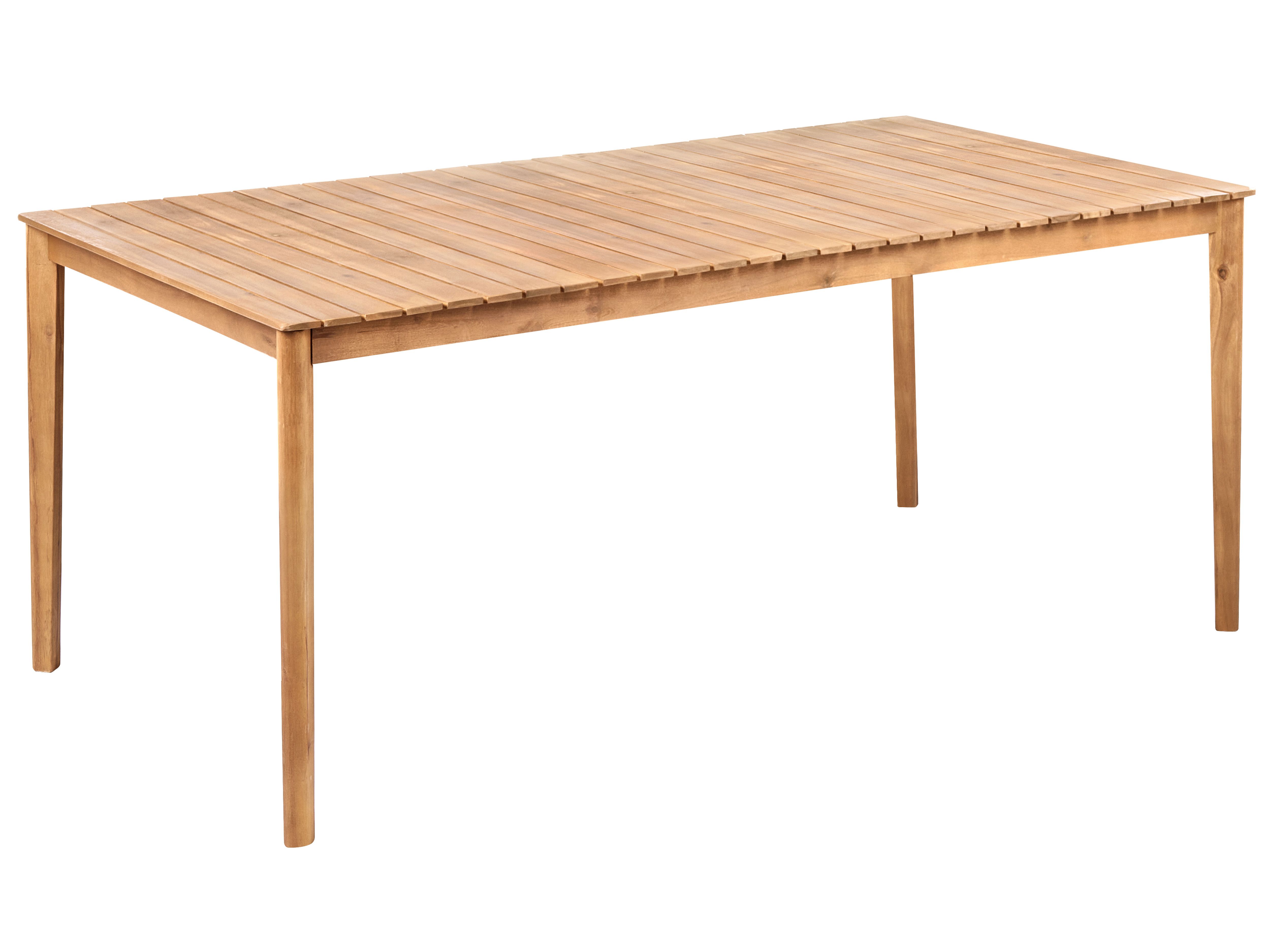 Garden Dining Table JACO 180 cm 100 cm Acacia Wood Light Brown