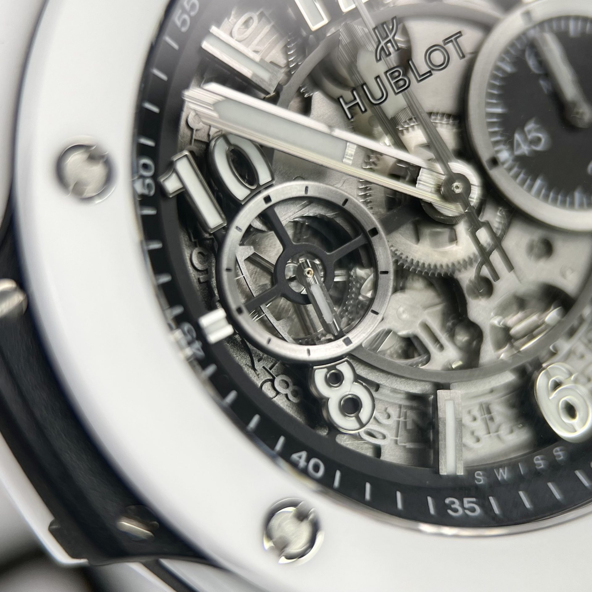 Hublot Replica 11 Watch Big Bang Unico White Ceramic Factory BBF 42mm - Top club