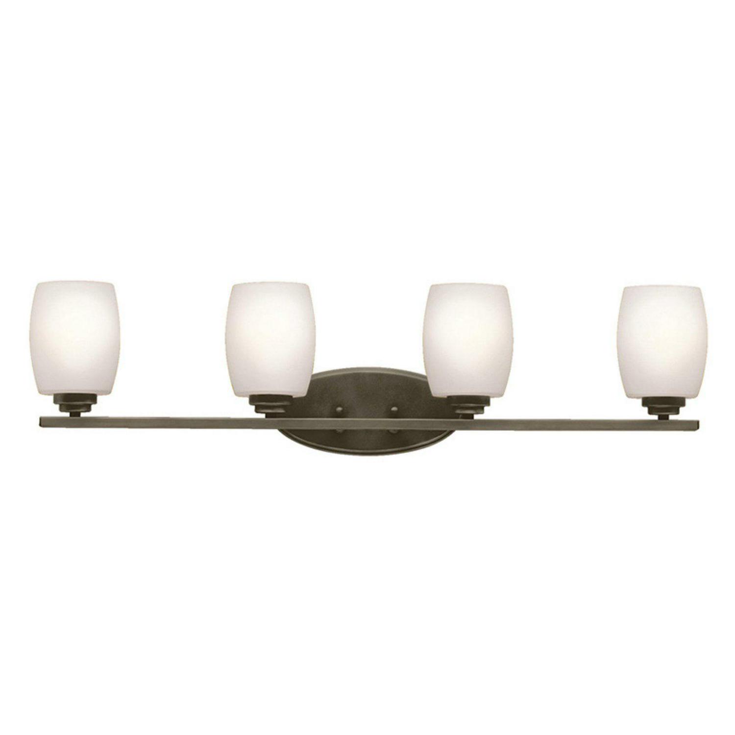 Eileen 4-Light 34″ Bathroom Vanity Light in Brushed Nickel