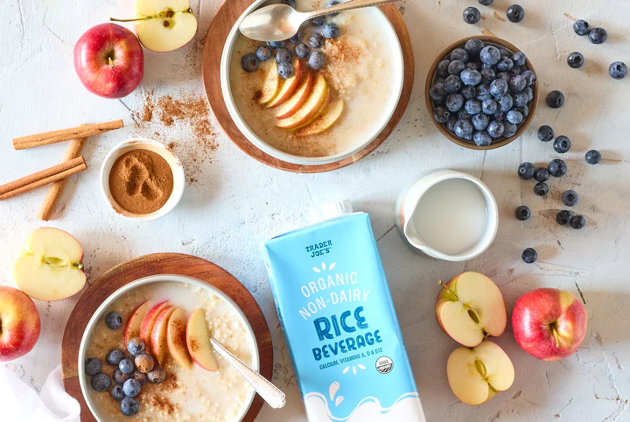 Organic Non Dairy Rice Beverage Smooth Vegan Milk Alternative Drink