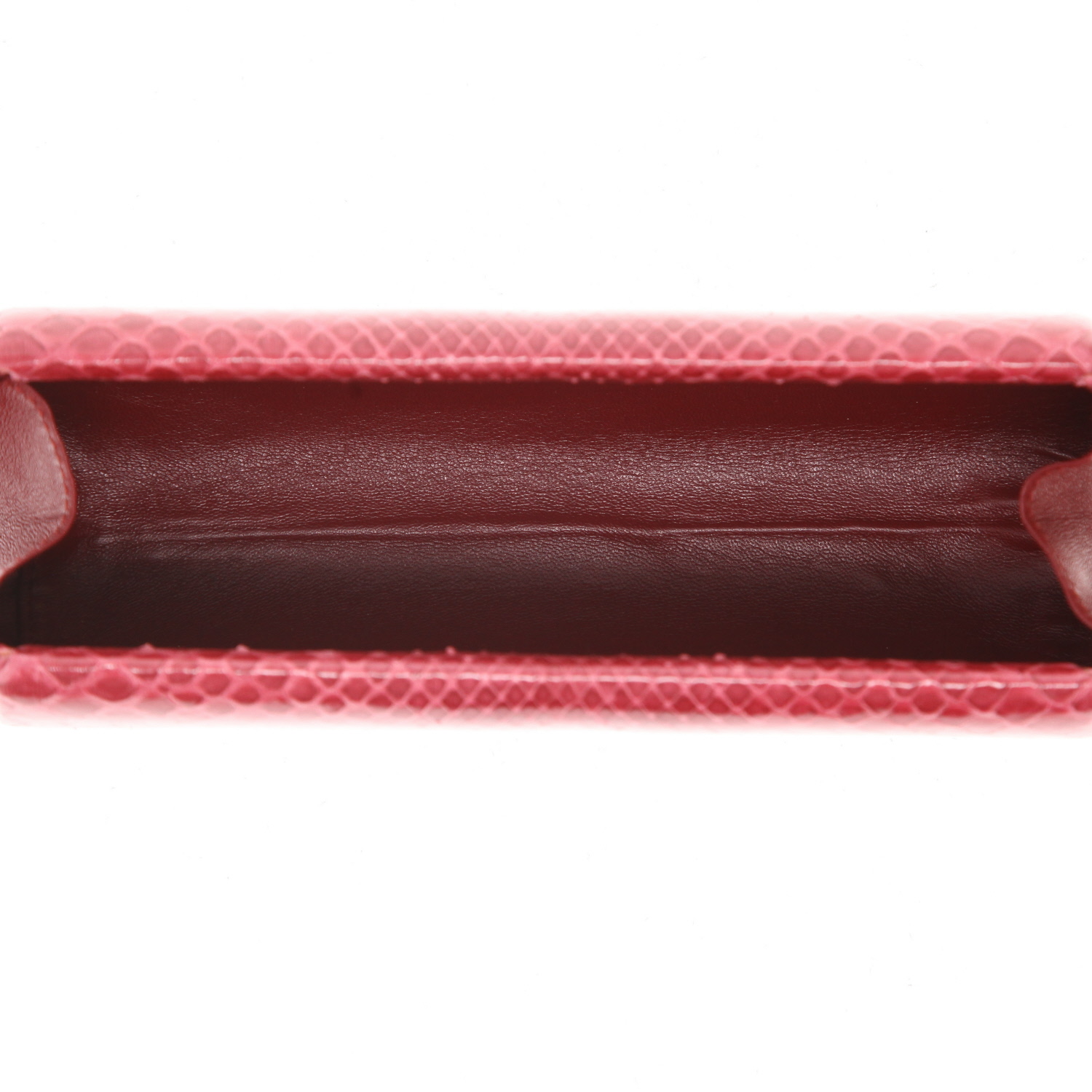 Dior pouch in raspberry pink python1:1High-quality replica