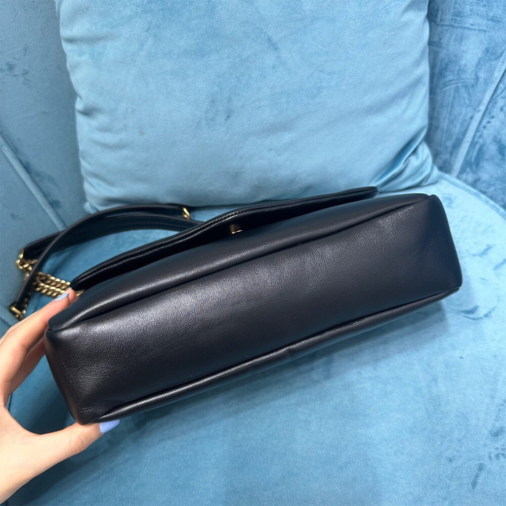 YSL Calypso Small Bag In Plunged Lambskin1:1High-quality replica
