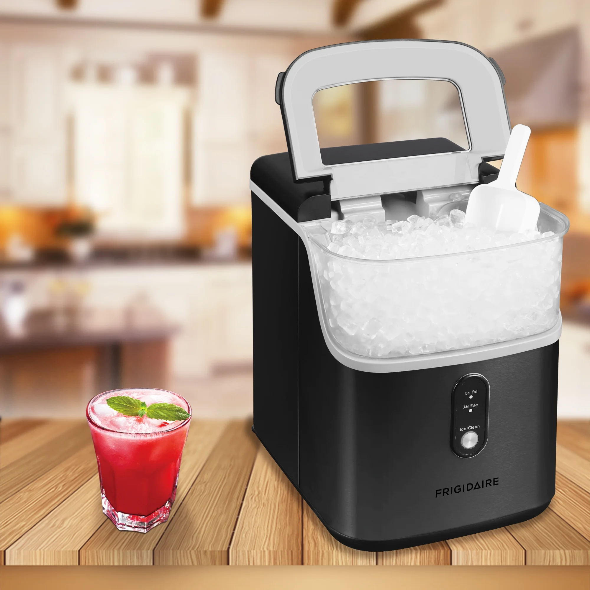 Frigidaire, 33 Lbs. Nugget Ice Maker, Black Stainless Steel, EFIC228 - Image 9