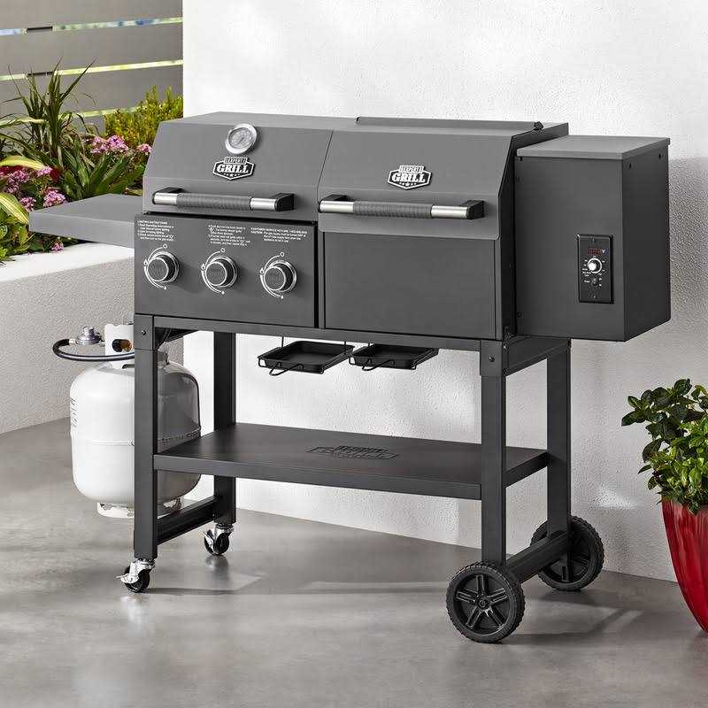 Expert Grill 3 Burner Gas Grill And Pellet Smoker Combo - Image 5 Expert Grill 3 Burner Gas Grill And Pellet Smoker Combo - Image 5