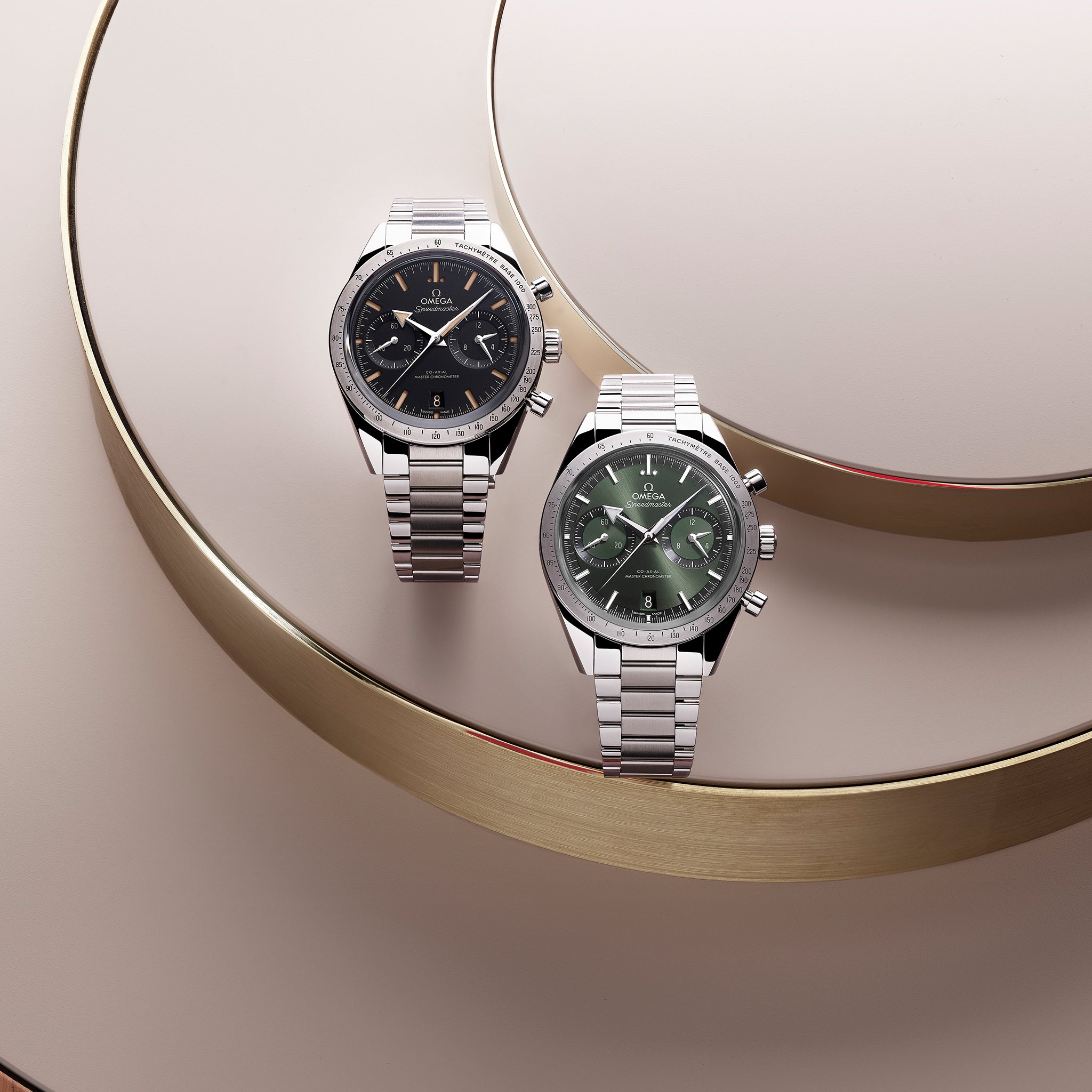 Speedmaster '57 Co-Axial Master Chronometer 40.5mm Green Dial On Bracelet(1:1 replica) - Elite Watch Atelier