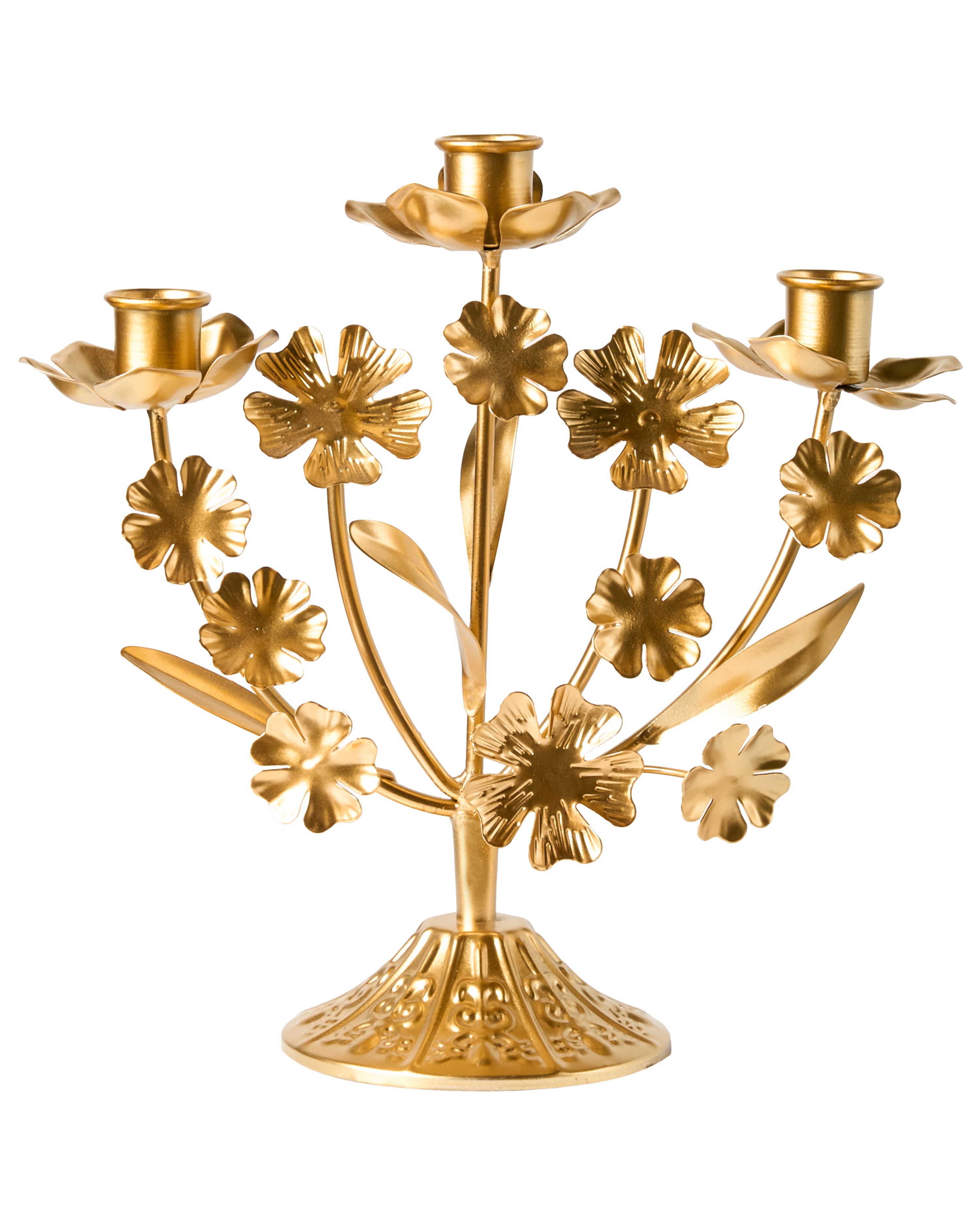 Candle Holder RAMADA Metal 25 cm Gold