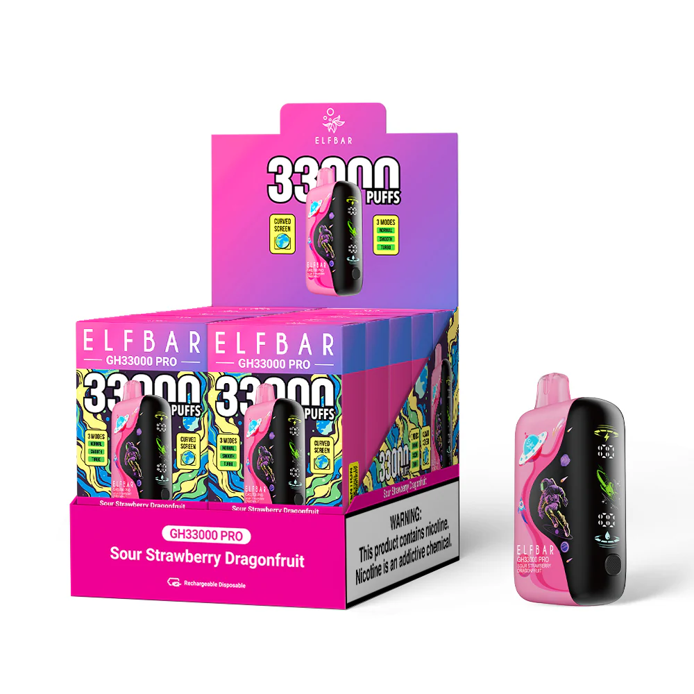 ELFBAR GH33000 PRO vape usa e getta ricaricabile (tutti i gusti)