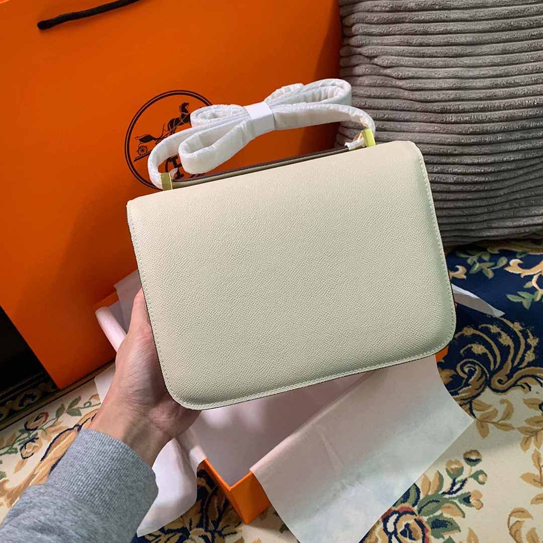 Replica Hermes Aaa-Constance Handbag 24Cm 19Cm Black/White/Pink1:1High-quality replica