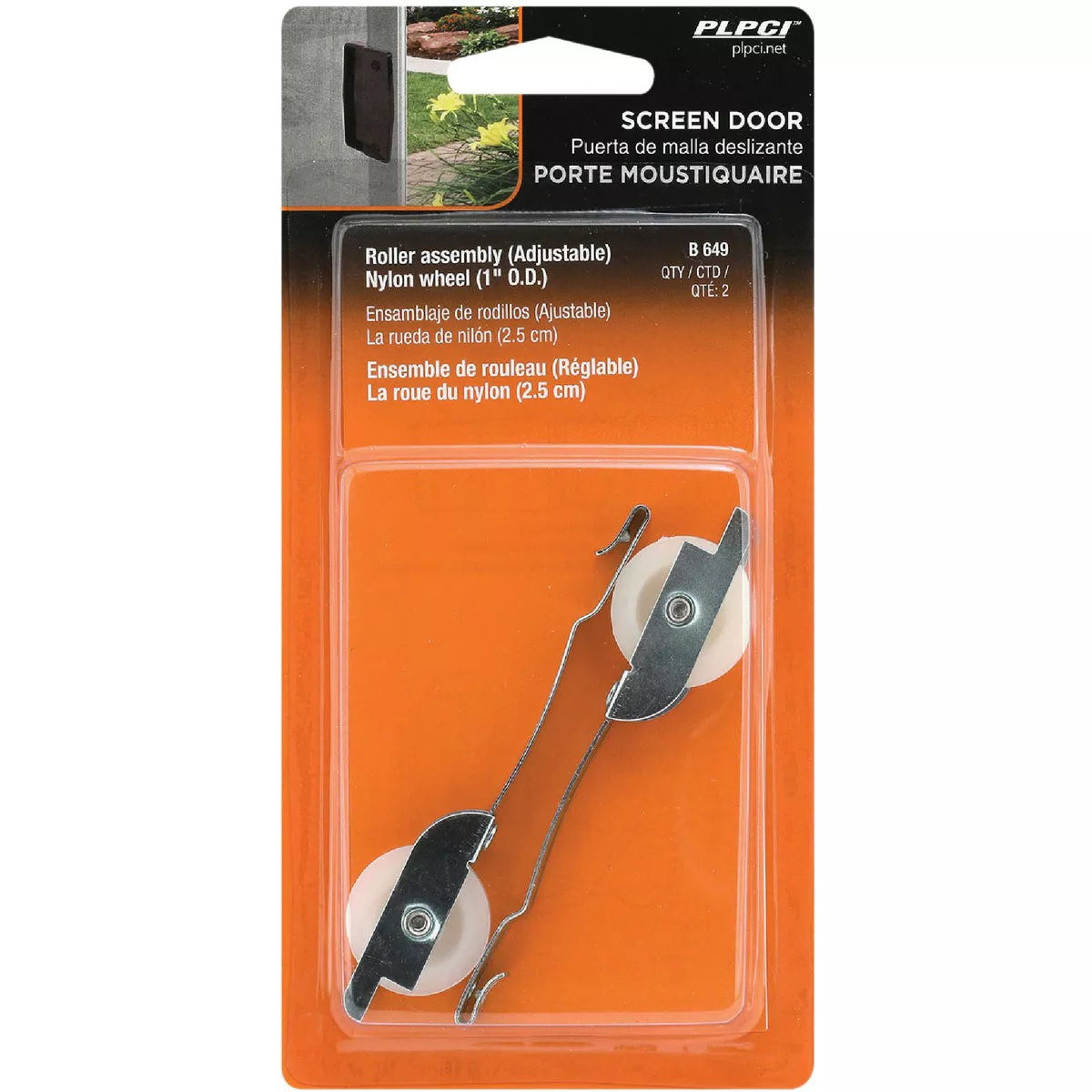 Prime-Line Straight Screen Door Tension Spring with Roller
