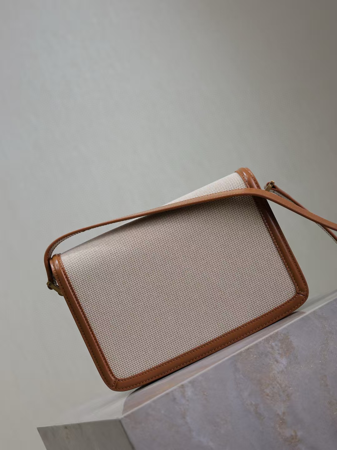 SOLFERINO MEDIUM SATCHEL IN BOX SAINT LAURENT LEATHER