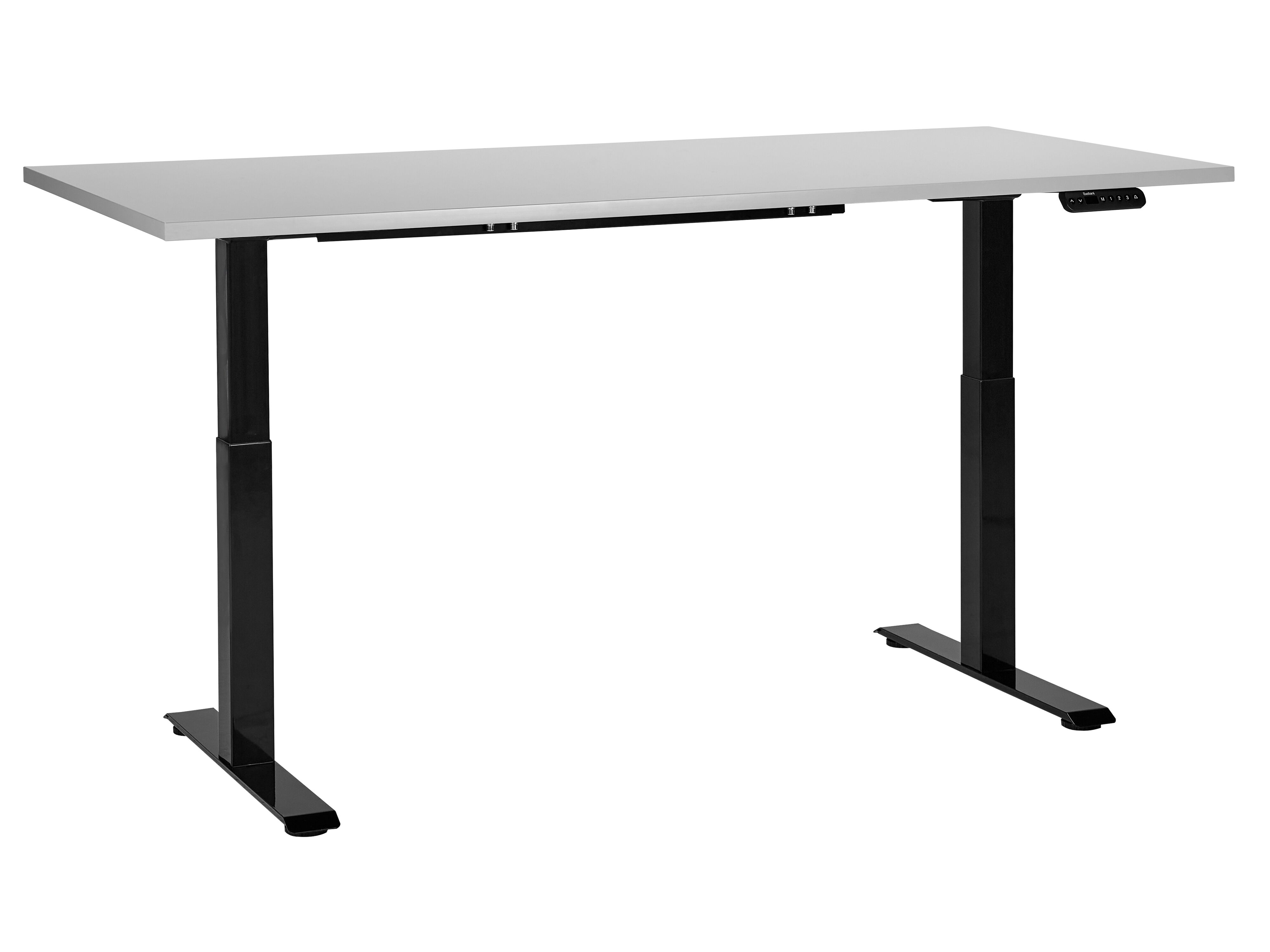 Electric Adjustable Standing Desk DESTINES Grey/ Black 180 cm 80 cm