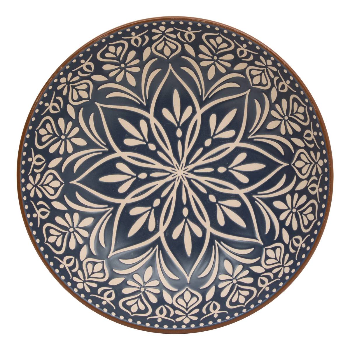 Deep plate "Ines" stoneware (ceramic), D.20.5 cm