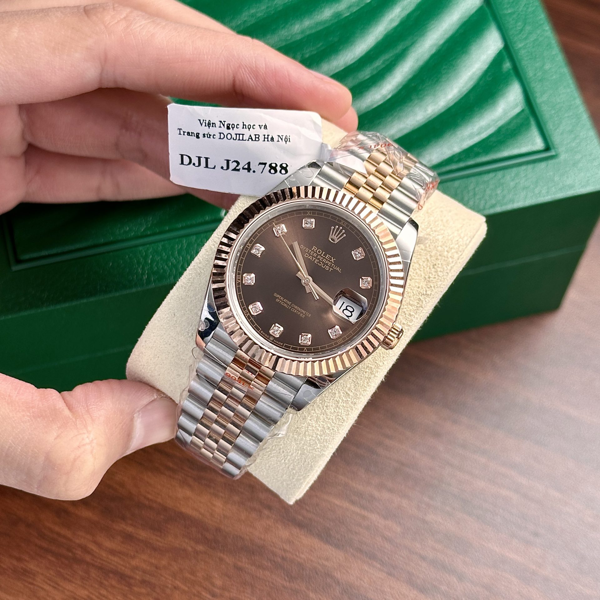 Rolex Replica 11 Watch DateJust Men s Gold Wrapped Chocolate Dial GM V5 Factory 41mm - Top club