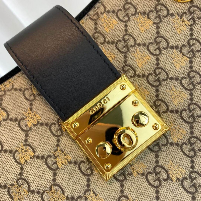 Replica Gucci Padlock Gg Supreme Bees Medium Shoulder Bag 4791971:1High-quality replica