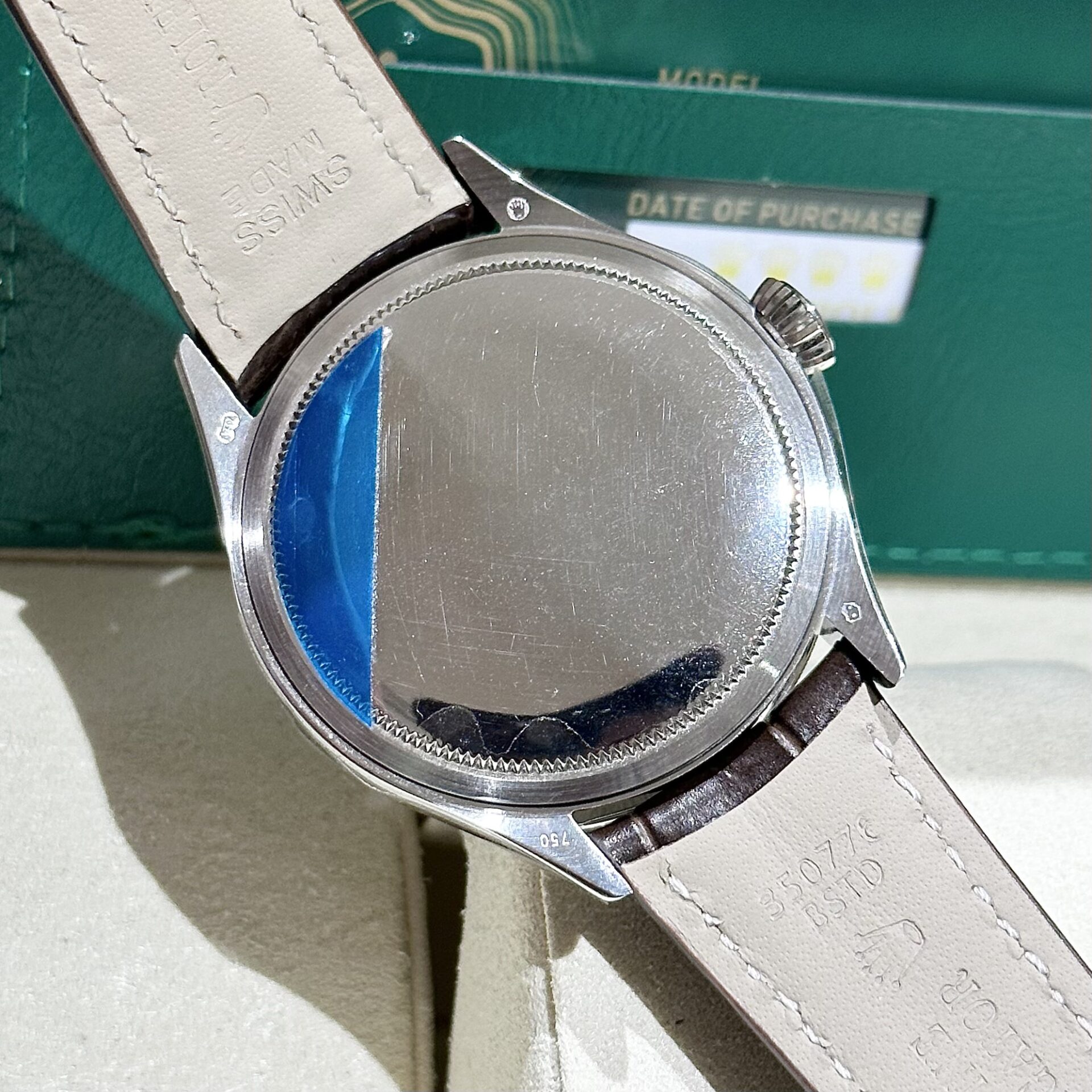Rolex Replica 1:1 Watch Cellini Moonphase 50535 Brown Leather Strap 39mm - Top club
