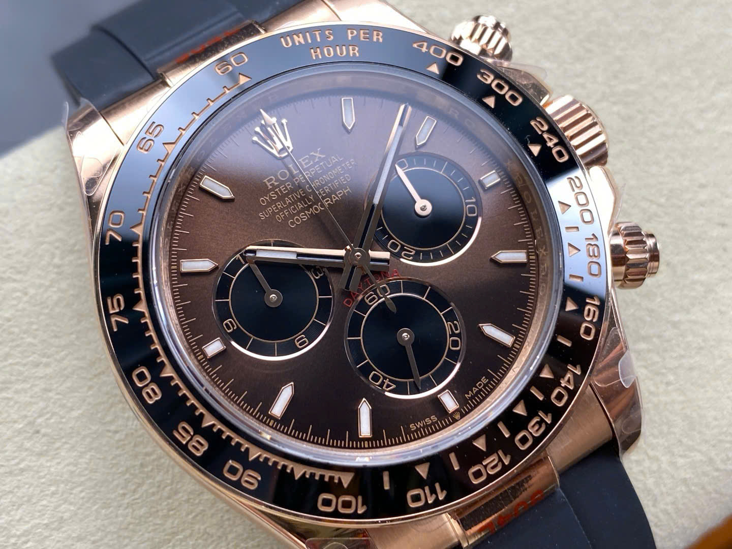 Rolex Cosmograph Daytona M116515LN-0041 Replica Watch Weight 152 Grams QF 40mm - Elite Watch Atelier