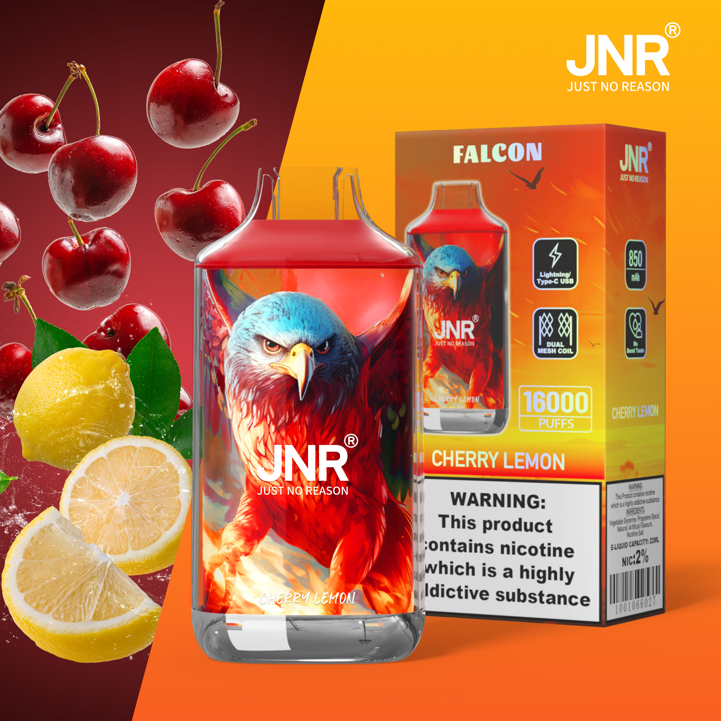 JNR Falcon 16000 Puffs