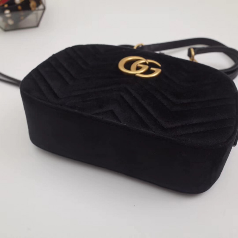 Replica Gucci Gg Marmont Velvet Small Shoulder Bag 4476321:1High-quality replica