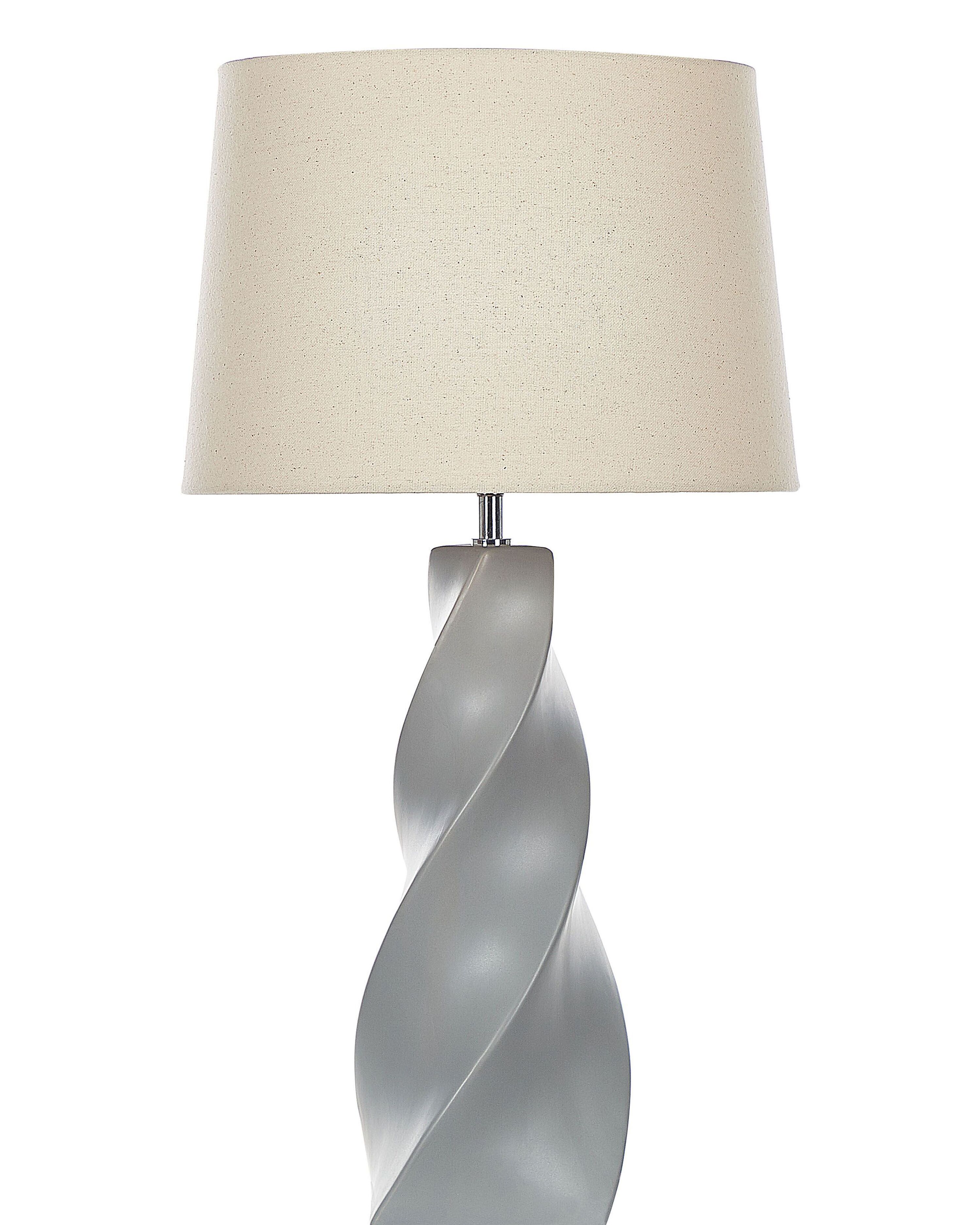 Table Lamp BELAYA Ceramic Grey