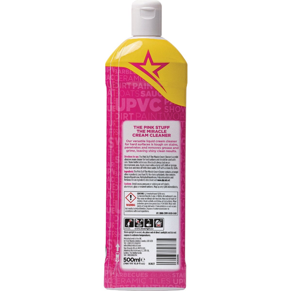 The Pink Stuff 16.9 Oz. Miracle All Purpose Cream Cleaner