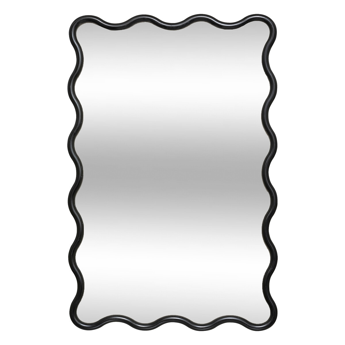 Wave mirror "Judy" Black, 89x59 cm