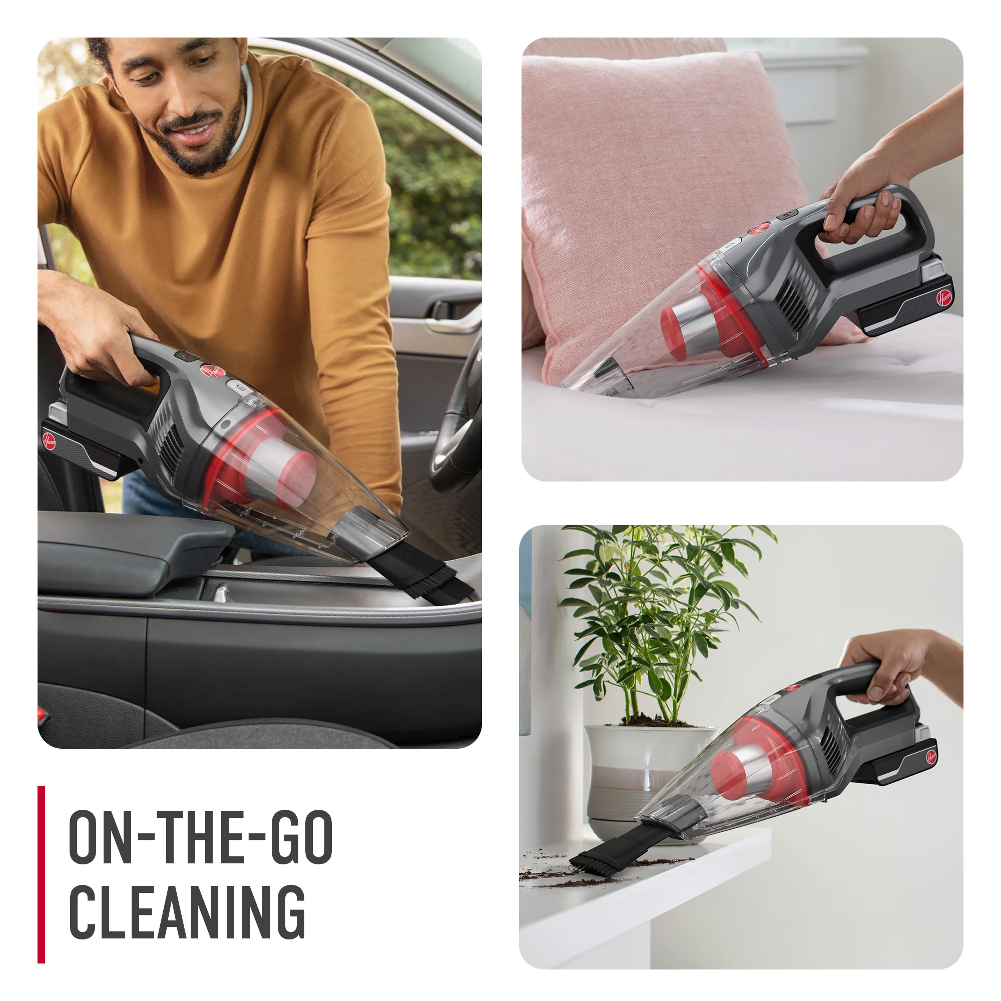 Hoover ONEPWR Evolve Pet Elite & ONEPWR Hand Vac, Upright Vacuum and Hand Vacuum Bundle, Pet Friendly, Powerful Suction, for Multi-Surfaces, BH53810V, Gray