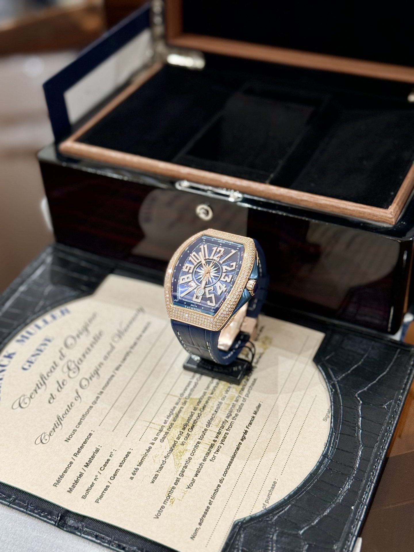 Franck Muller Replica 11 Watch Vanguard Yachting V45 SC DT Blue ABF 45mm - Top club