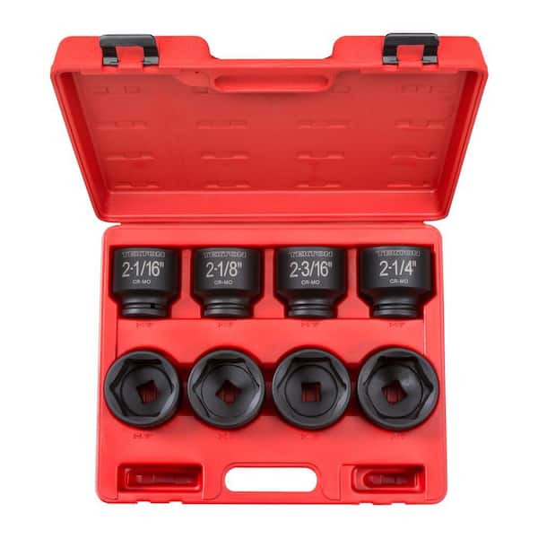 TEKTON 4893 3/4 in. Drive 2-1/16 - 2-1/2 in. 6-Point Shallow Impact Socket Set TEKTON 4893 3/4 in. Drive 2-1/16 - 2-1/2 in. 6-Point Shallow Impact Socket Set - 1