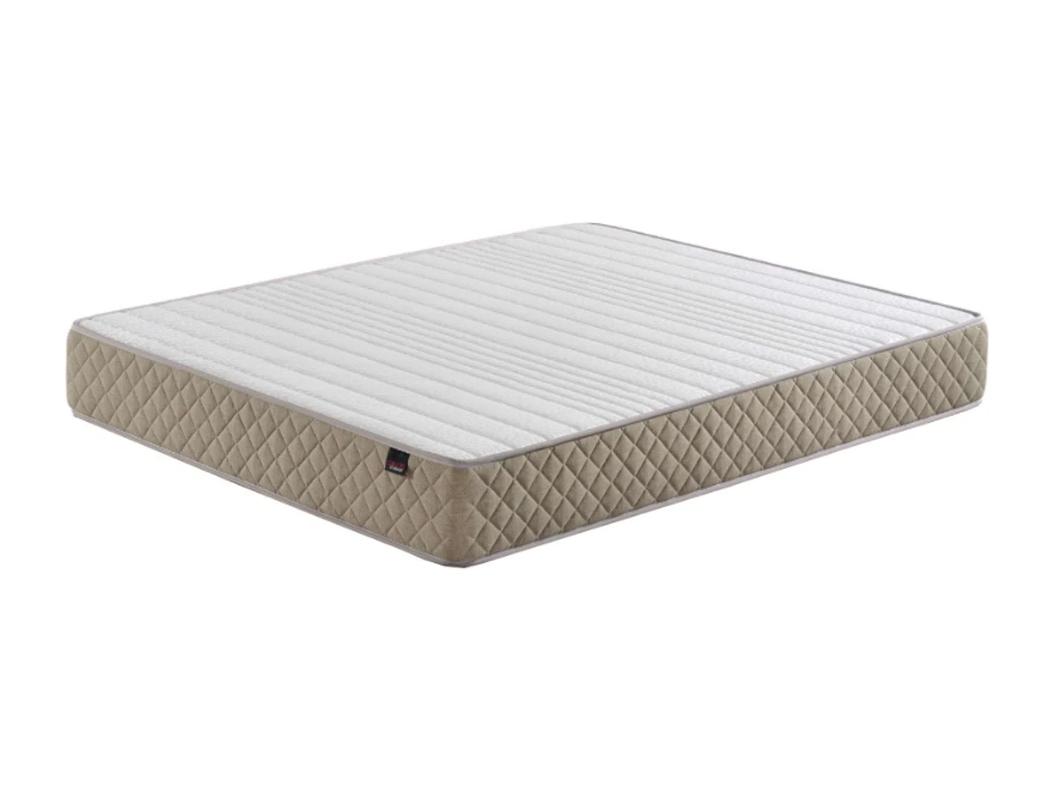 Matelas 90x190 cm respirant fermeté moyenne fibres souples (15-16 cm)