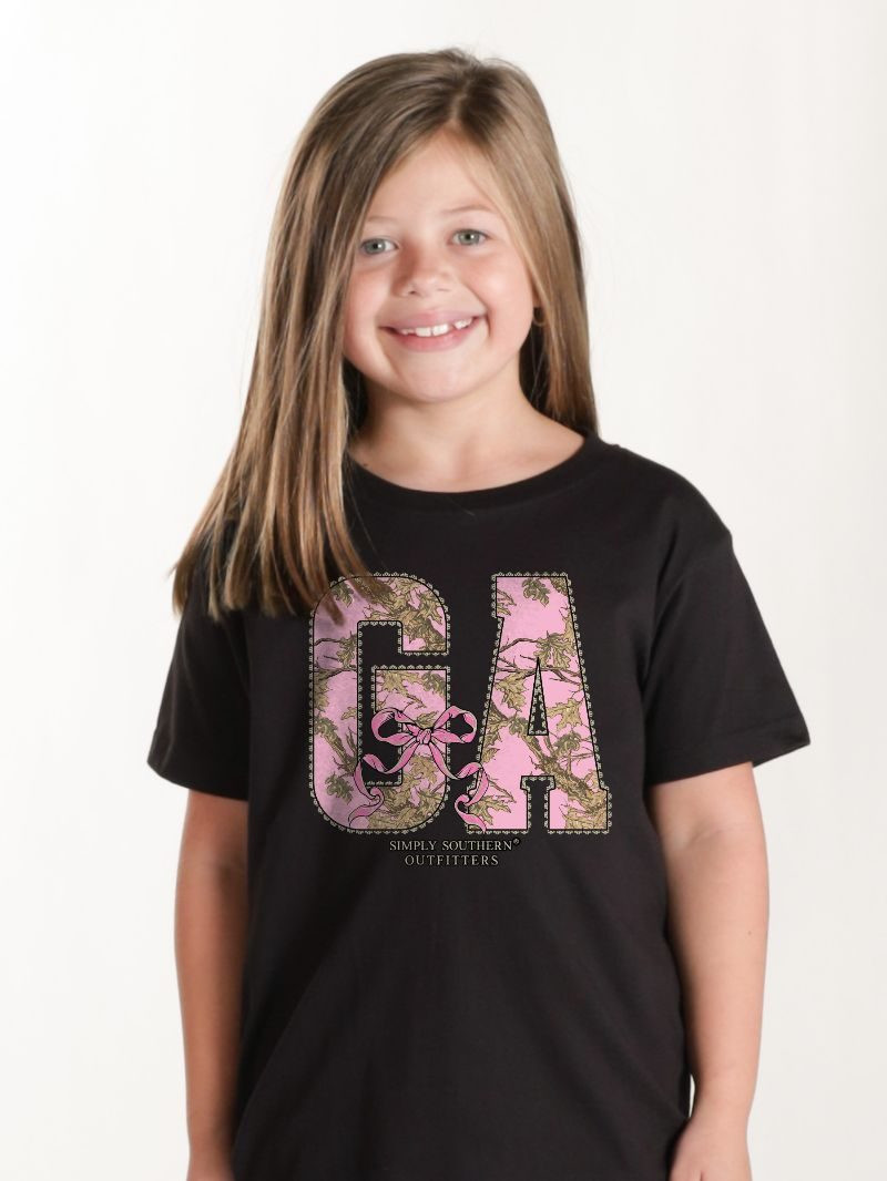 YTH-SS-STATE-GA-BLK - Simply Southern Outlet