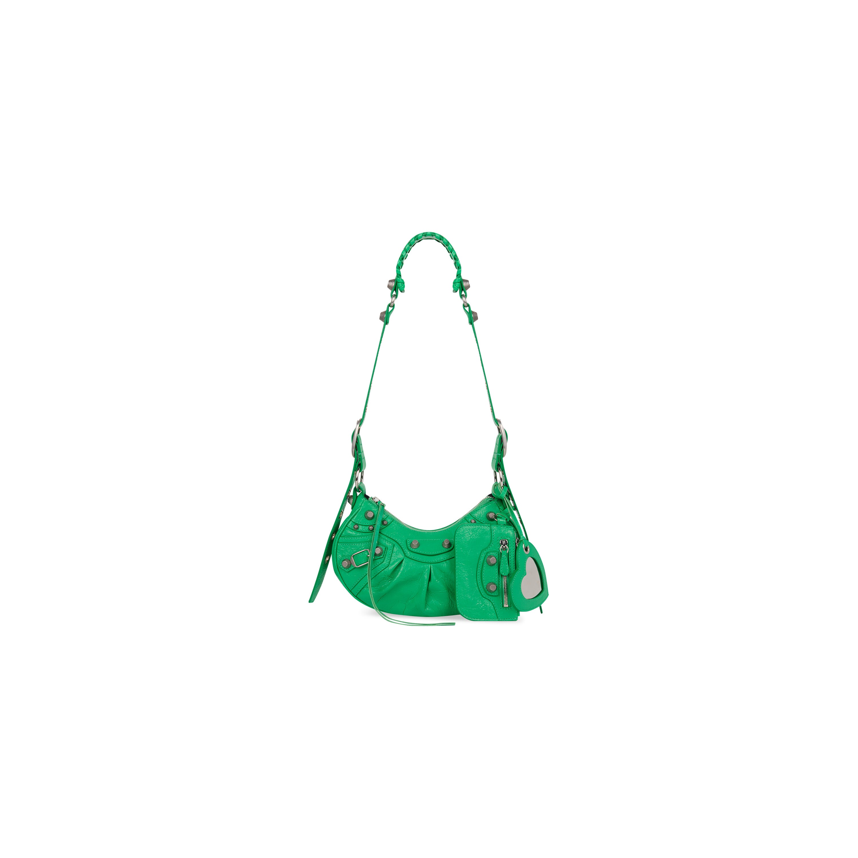 WOMEN'S LE CAGOLE XS SHOULDER BAG IN GREEN - Replicaclubs