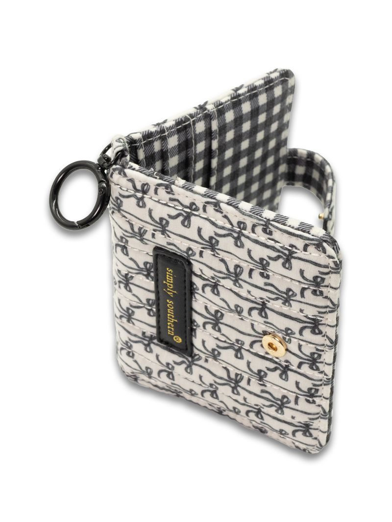 0126-BAG-QLTD-IDWLT-BLKBOW - Simply Southern Outlet