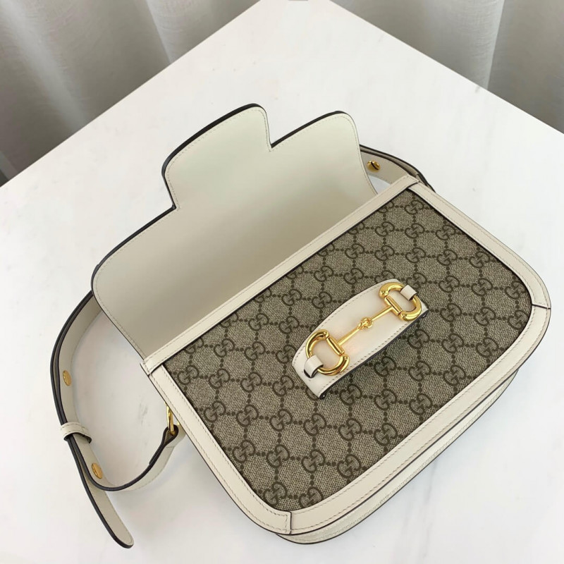 Replica Gucci 1955 Horsebit Gg Supreme Shoulder Bag 6022041:1High-quality replica