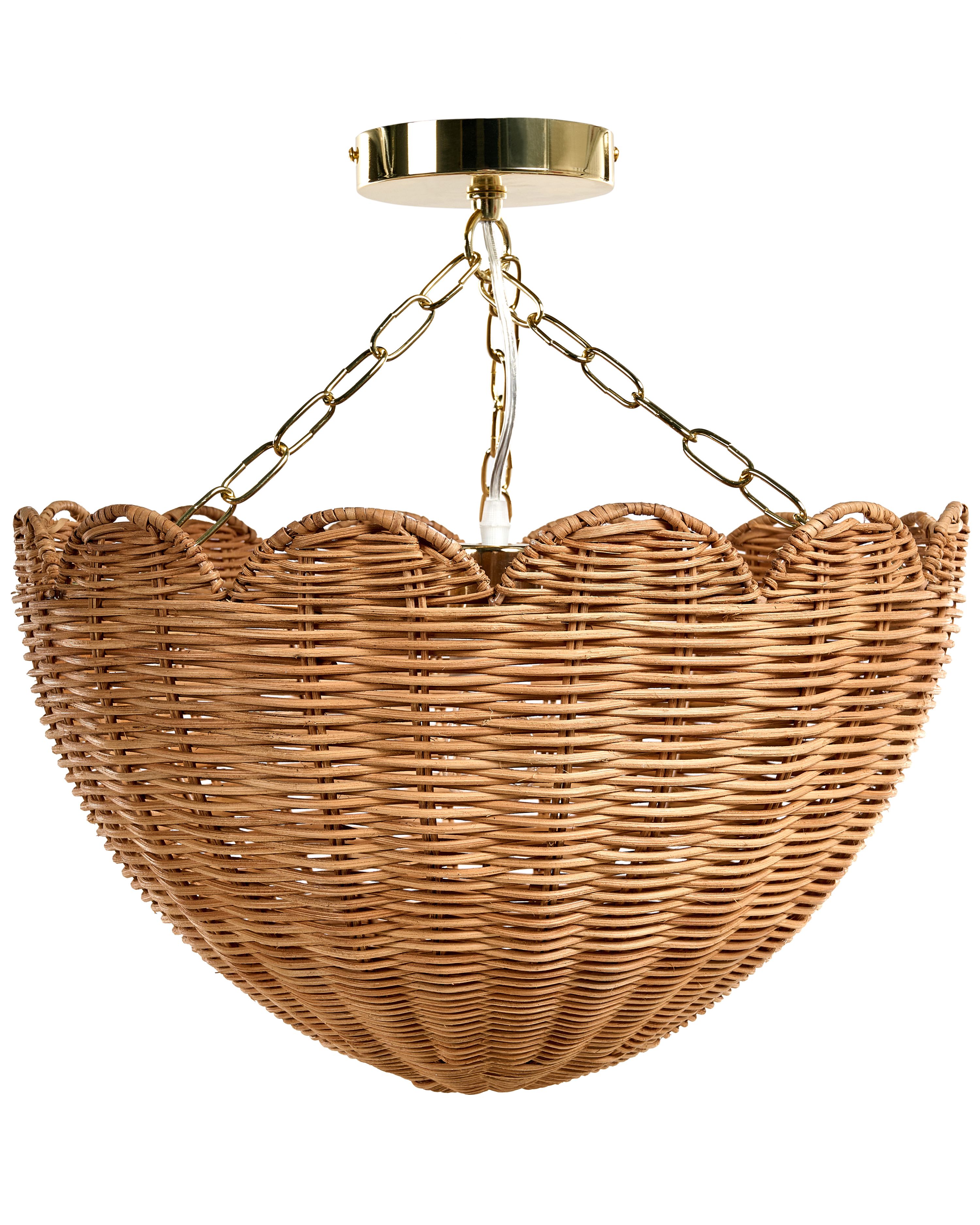 Pendant Lamp MANDEKAL Rattan Natural