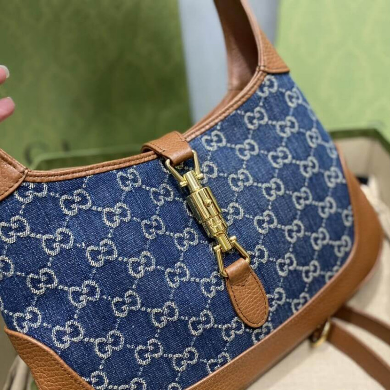 Replica Gucci Denim Jackie 1961 Small Shoulder Bag 6367061:1High-quality replica